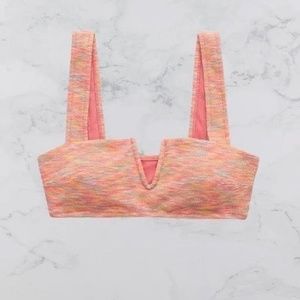 **NEW** AERIE SPACE DYE BIKINI BANDEU TOP
